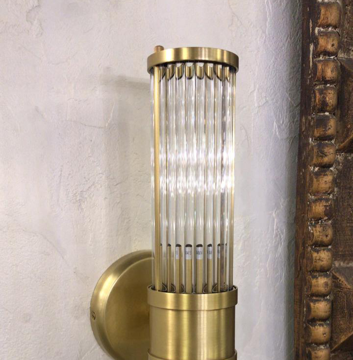 настенный светильник allen 2 brass delight collection