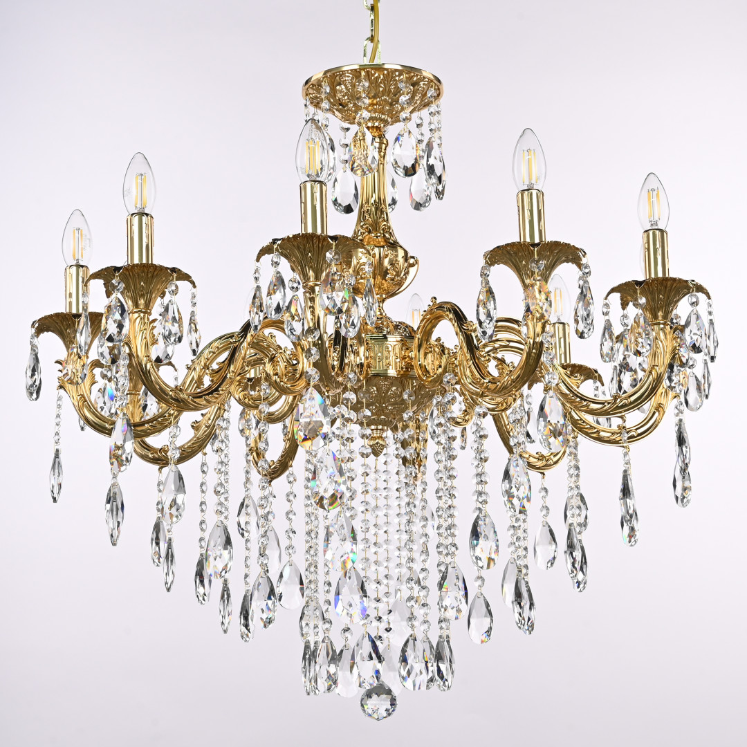 подвесная люстра bohemia ivele crystal al79101/10/250 b g