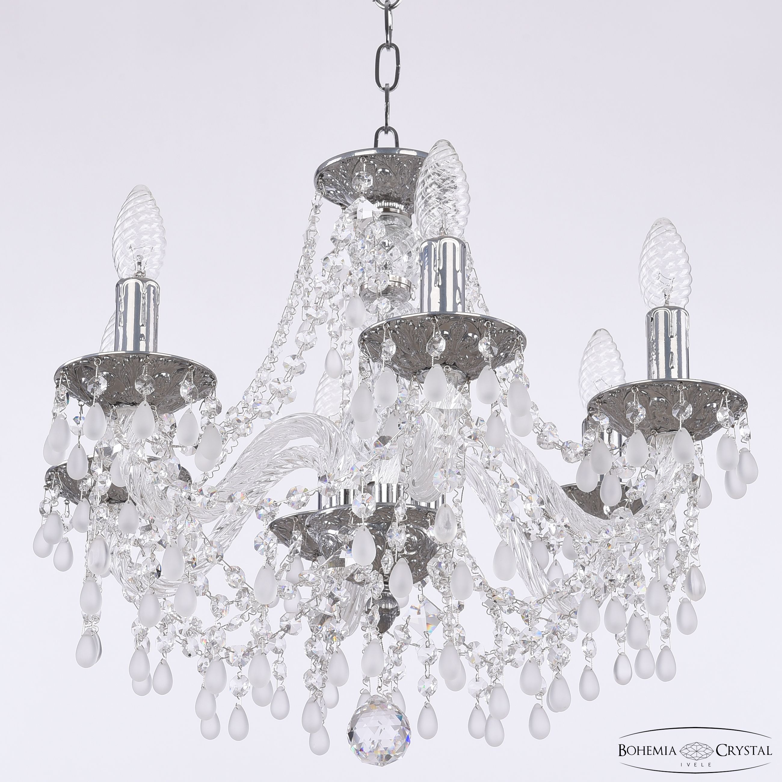 подвесная люстра bohemia ivele crystal al16310/6/160 cg v0300