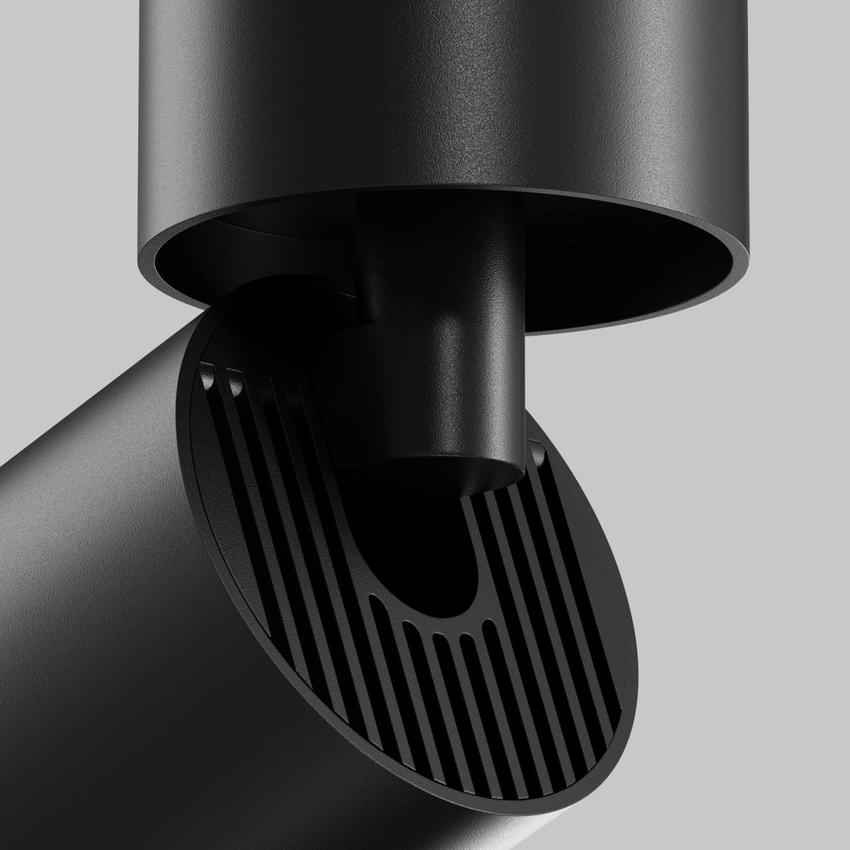 спот maytoni technical focus led c055cl-l12w3k-ss-b