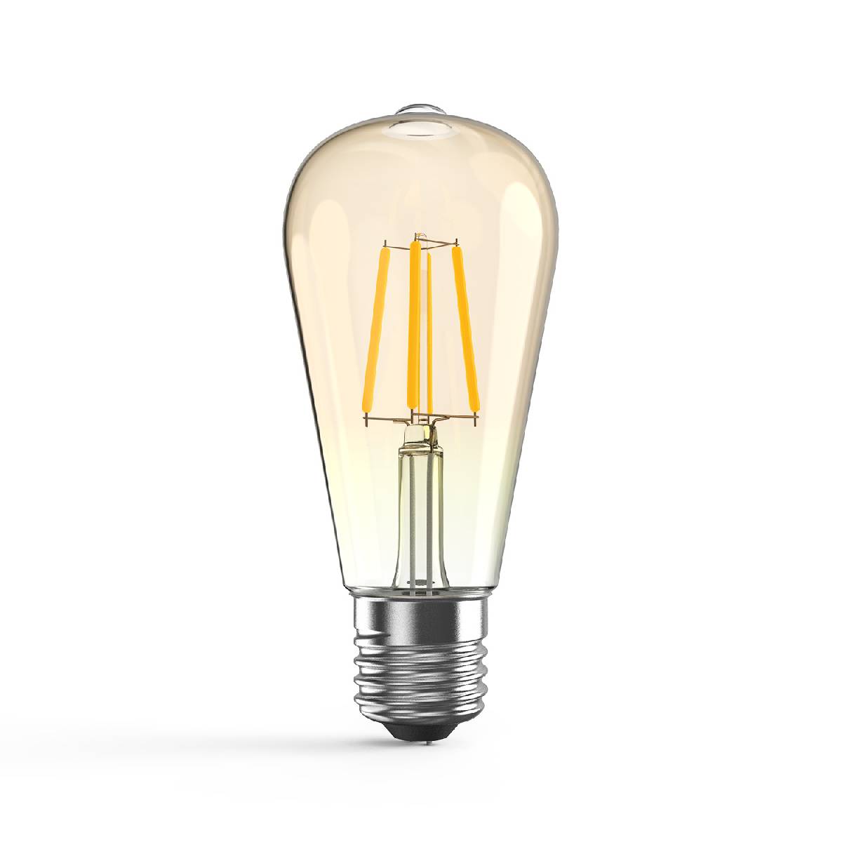 светодиодная филаментная лампа gauss filament e27 6w 2400k 102802006-d