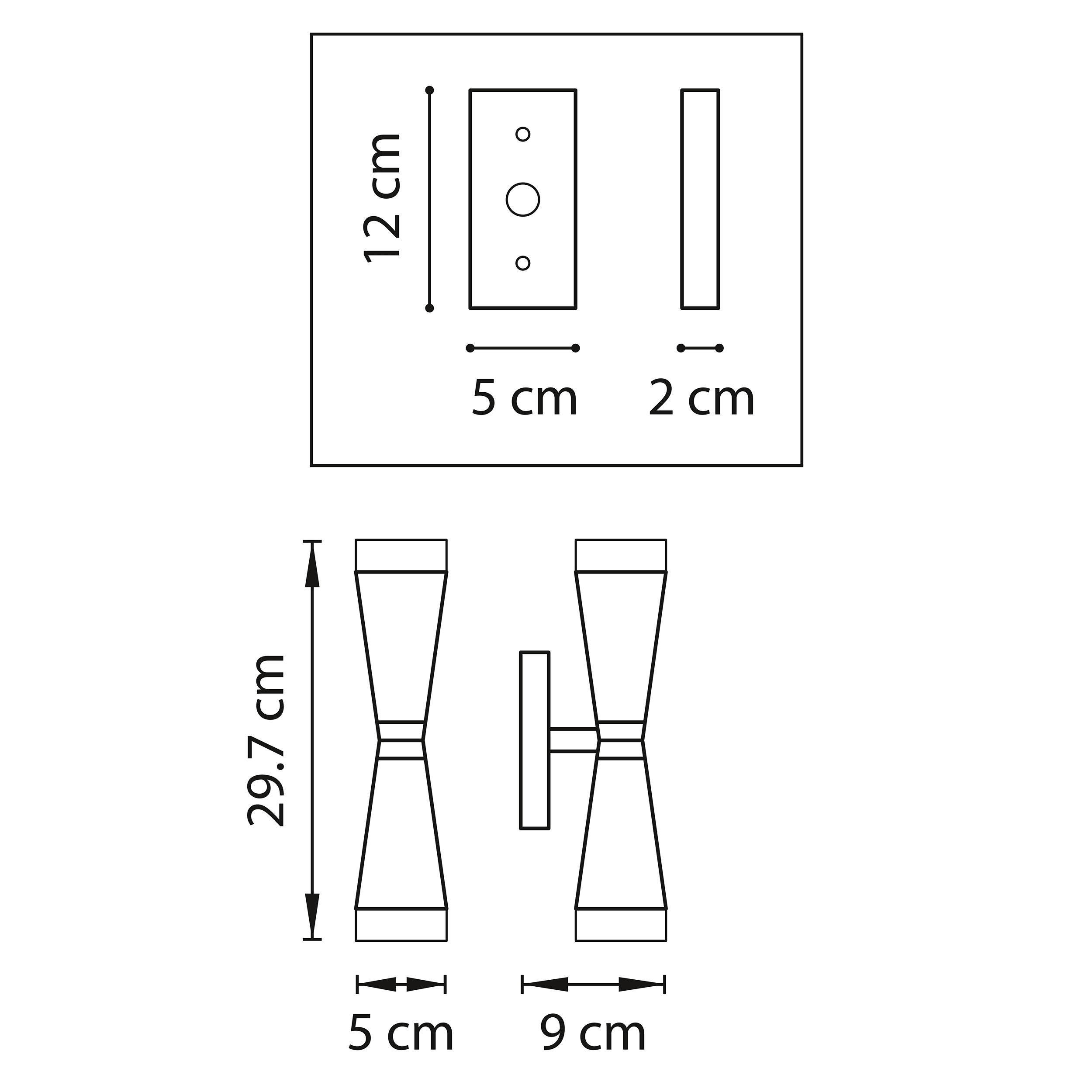 бра lightstar punto 807624