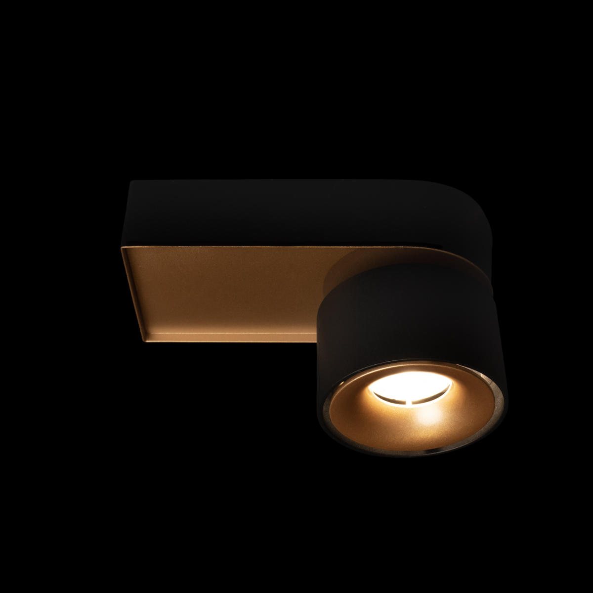 накладной спот loft it knof 10324/a gold black