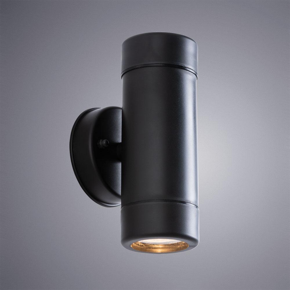 уличный настенный светильник arte lamp atlas a3503al-2bk