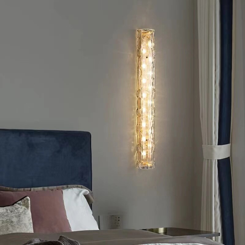 настенный светильник delight collection 88067w/l gold/clear