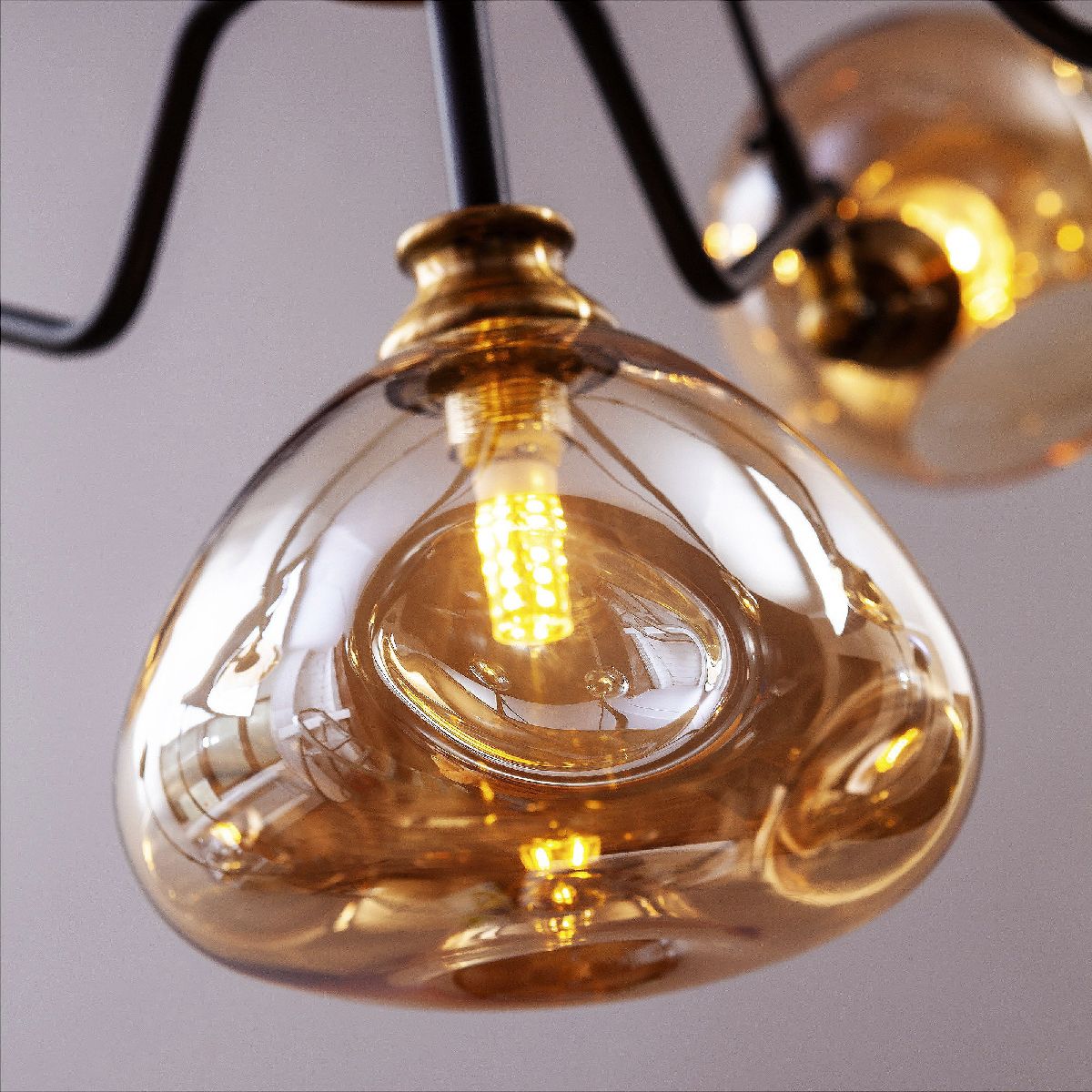 подвесная люстра led4u 6136/6+1