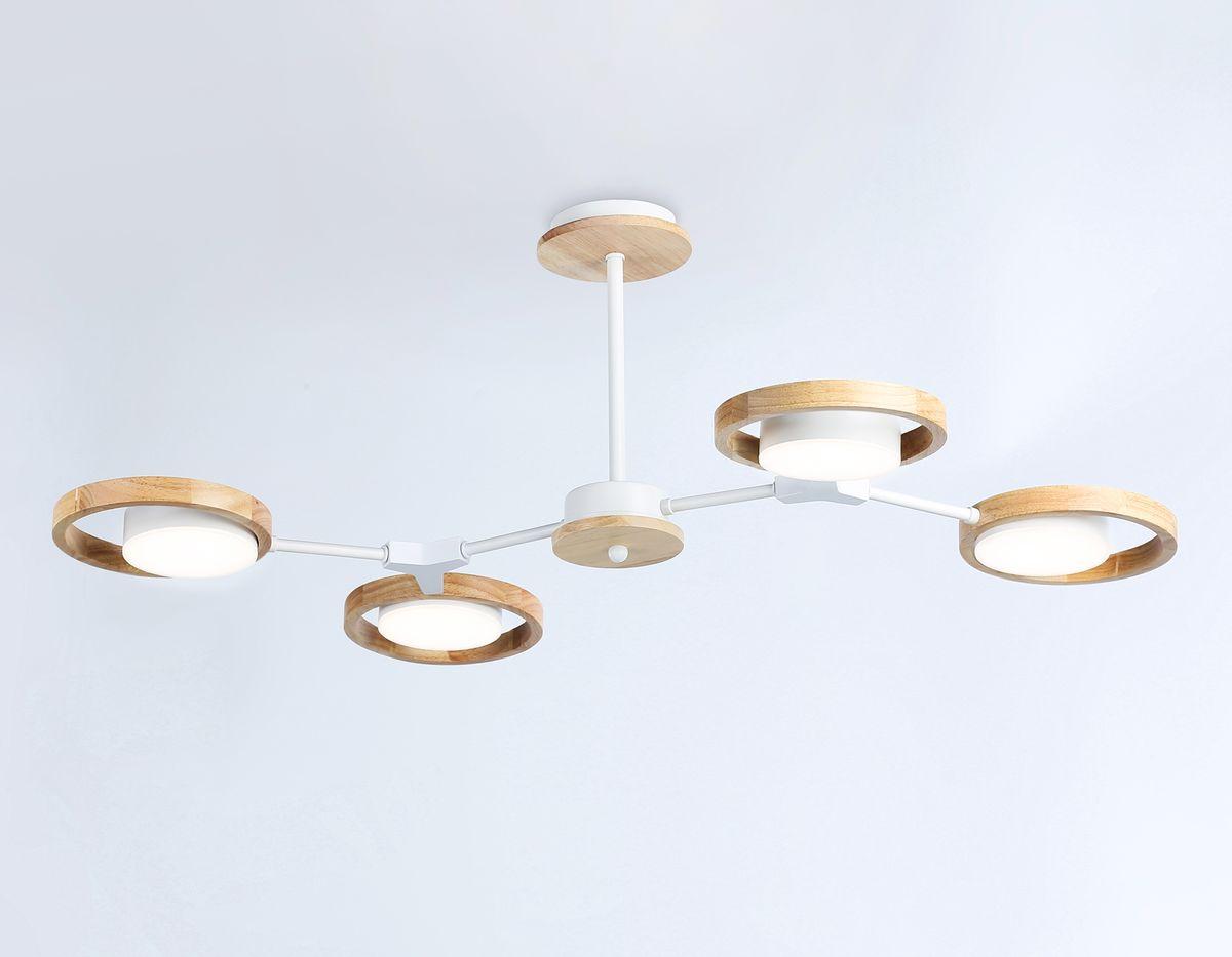 потолочная светодиодная люстра ambrella light comfort linetech fl51609