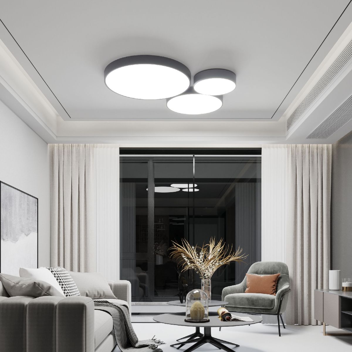 потолочный светильник eurosvet entire 90319/1 серый a062834