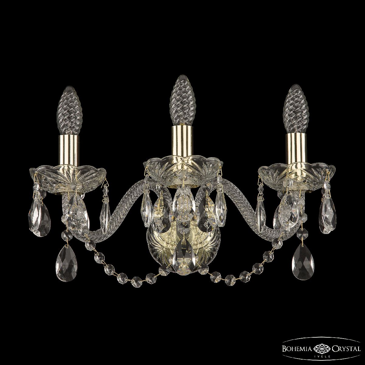бра bohemia ivele crystal 101b/3/165 g