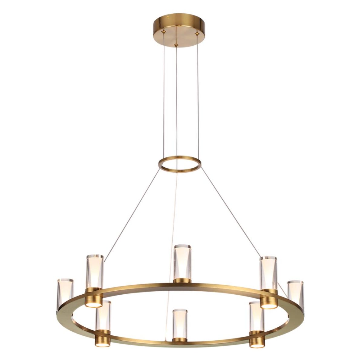 подвесная люстра odeon light hightech defance 7144/55l