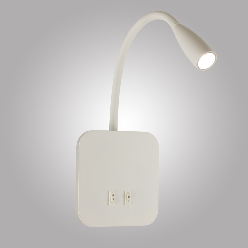 гибкое бра am group am485 wh