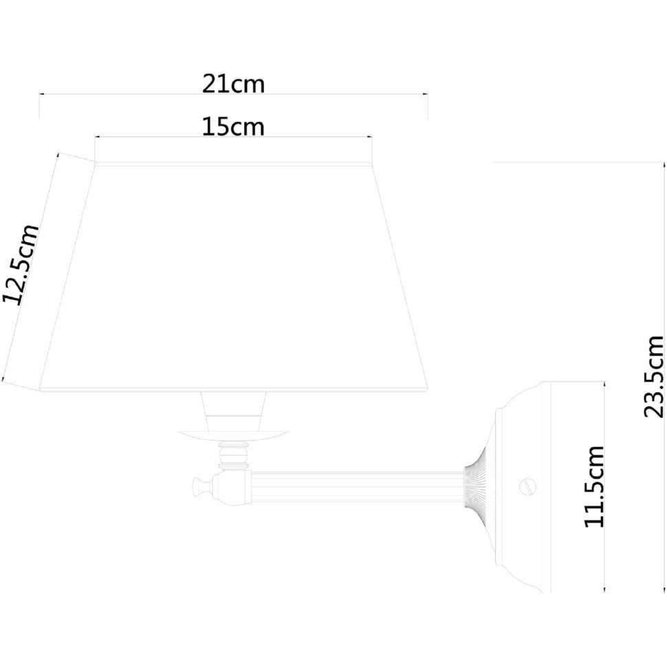 бра arte lamp york a2273ap-1ab