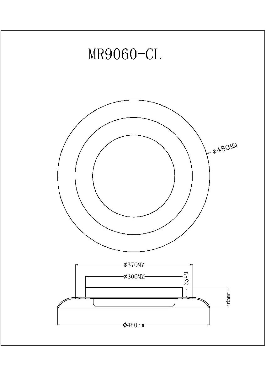 потолочный светильник myfar naiad mr9060-cl