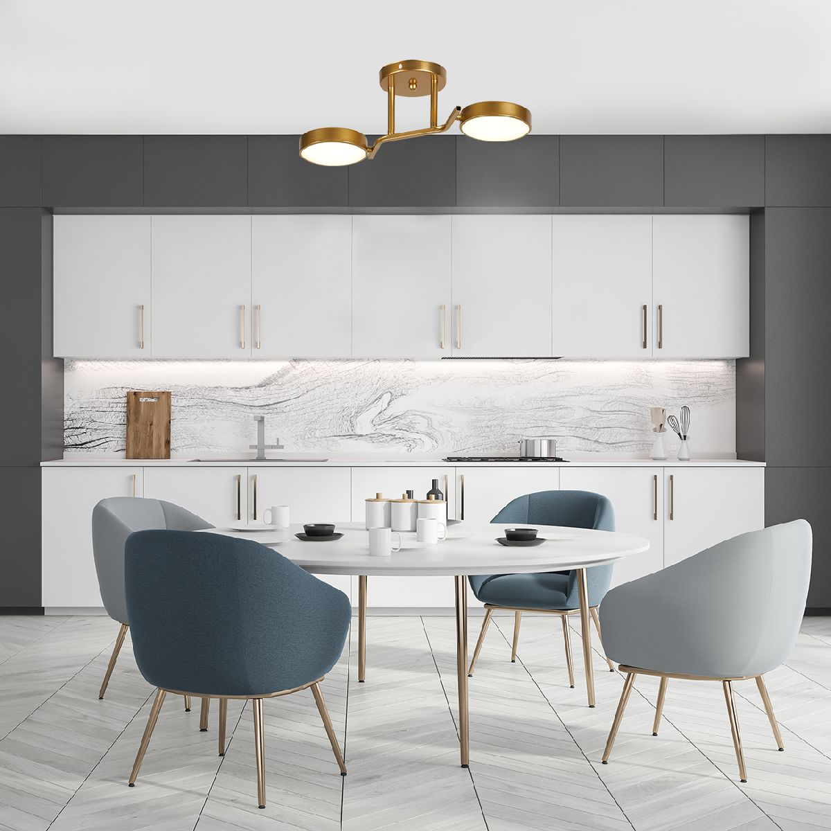 потолочный светильник escada starlight 10273/2led