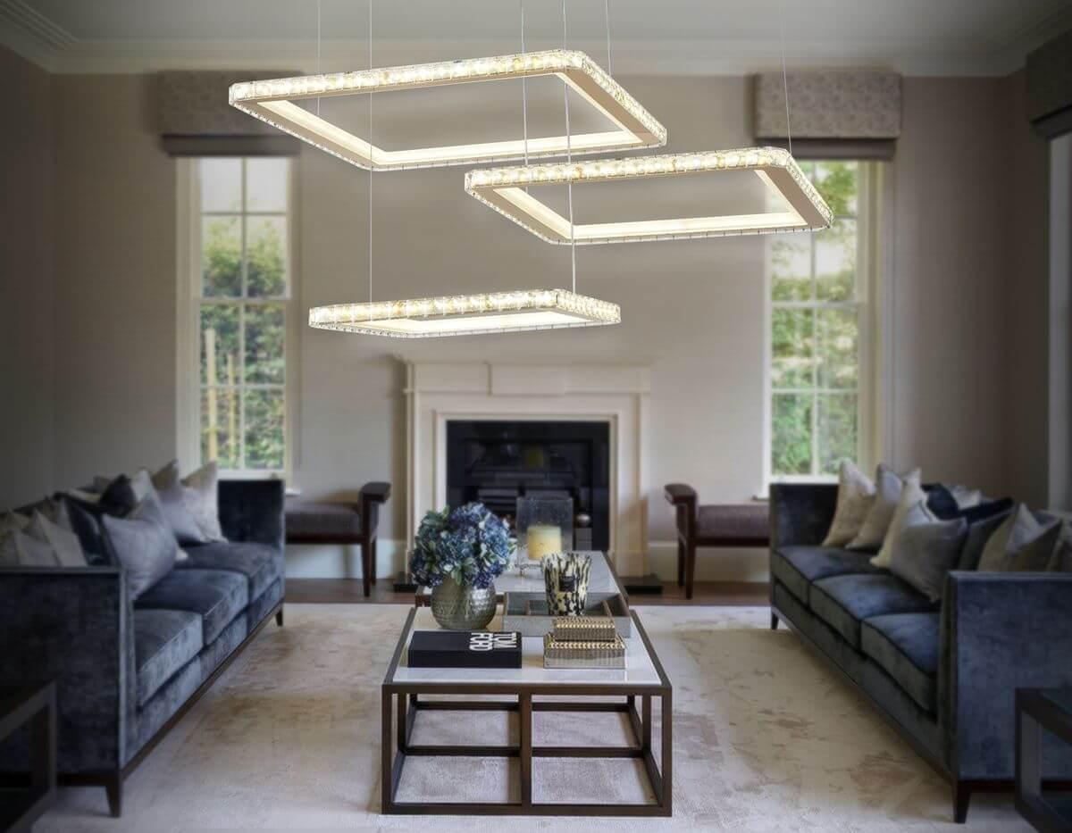 подвесной светодиодный светильник ambrella light acrylica ice fa1761