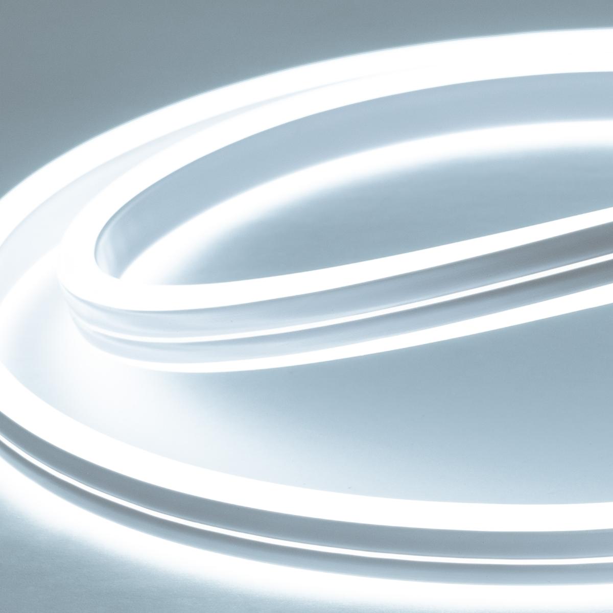 светодиодный двусторонний неон apeyron стандарт 220в 2835 6вт/м 6500к 50м ip65 17-23