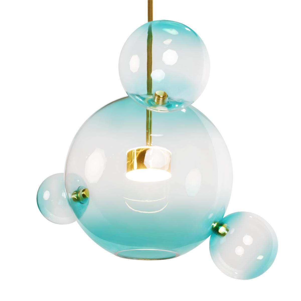 подвесной светодиодный светильник loft it bolle 2027-p4 blue