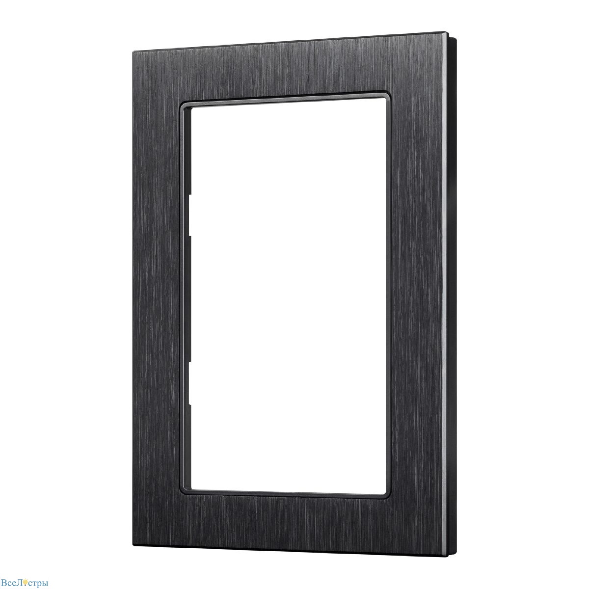 рамка двухместная arlight frm-presto-als-d-bk 043852