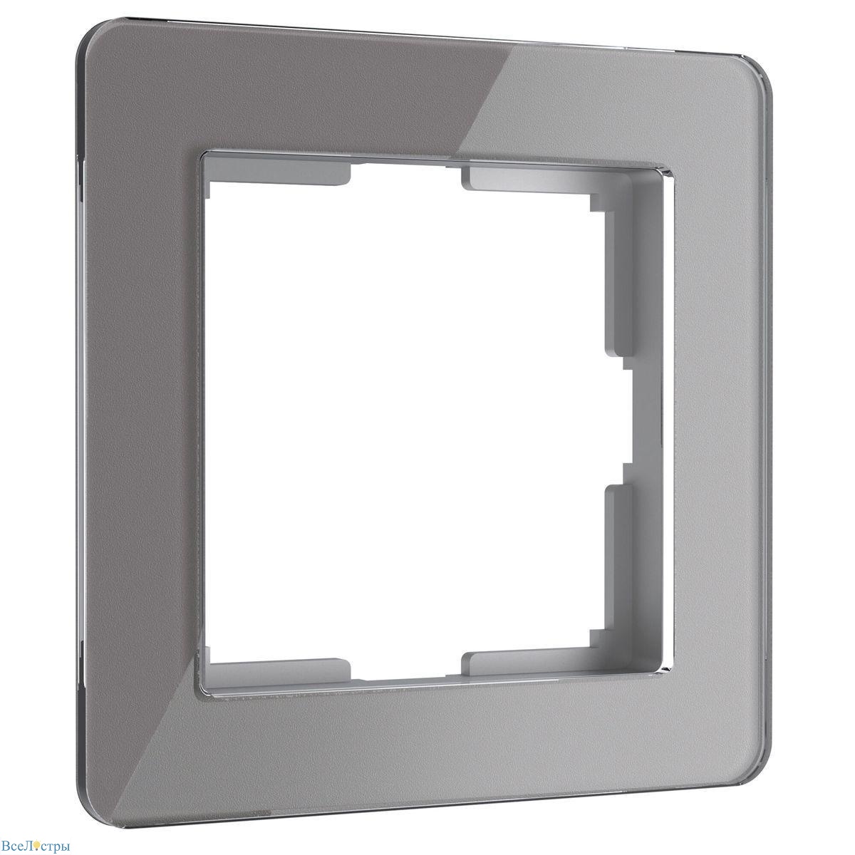 рамка werkel acrylic на 1 пост графит w0012704 4690389184833