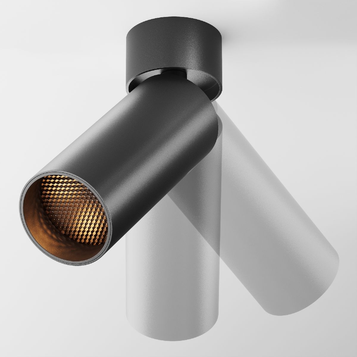 накладной спот maytoni focus led c055cl-l12b2.7k-w-b