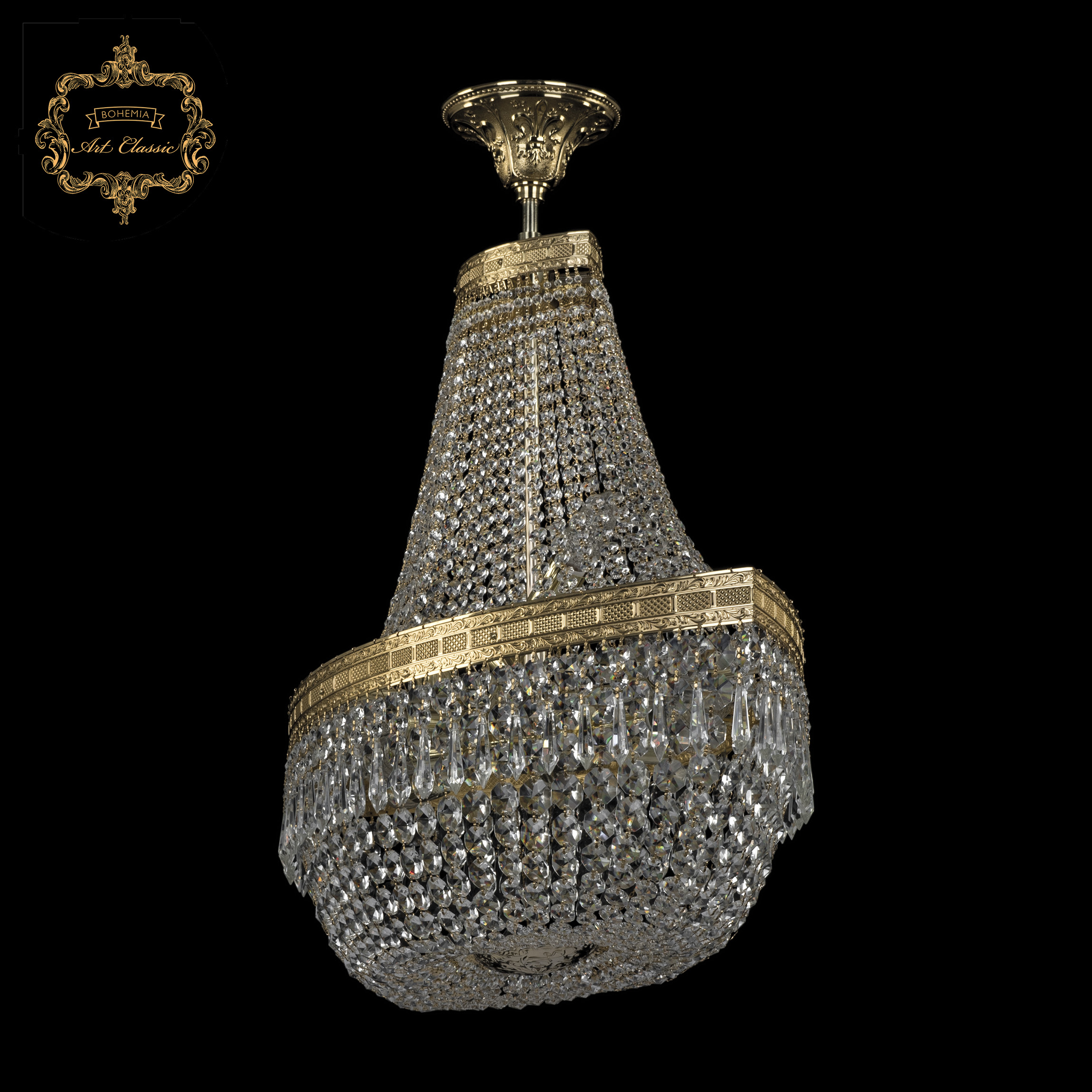 потолочная люстра art classic 21.013.h1.80sp.g