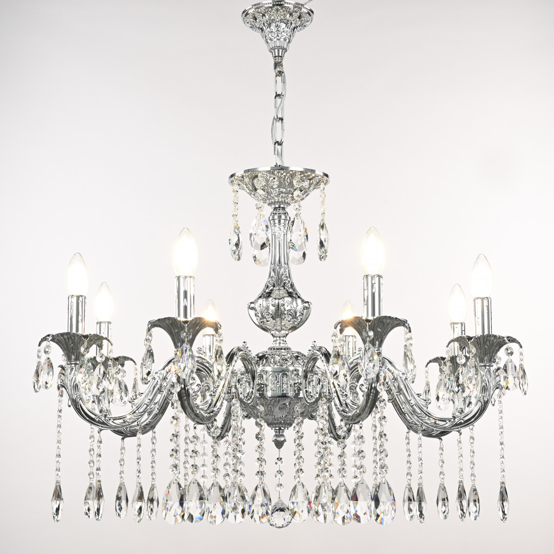 подвесная люстра bohemia ivele crystal al79101/8/250 a ni