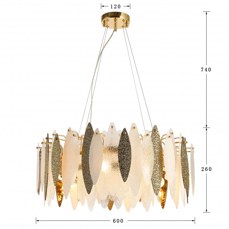 подвесная люстра favourite inventio 2754-8p