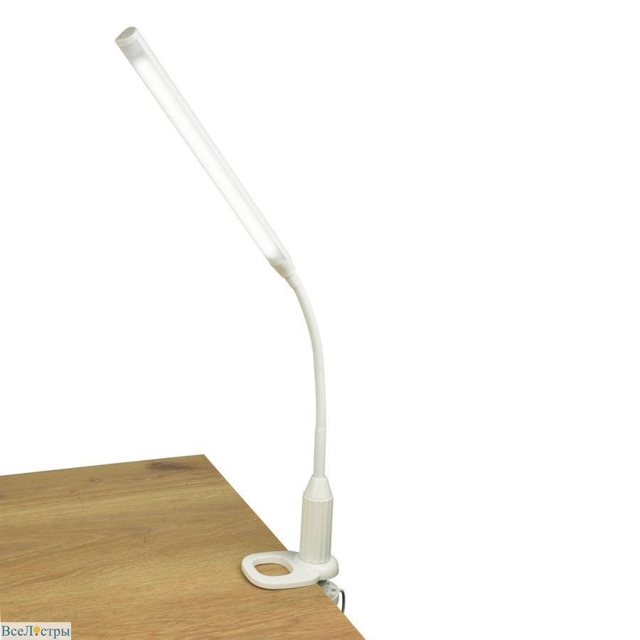 настольная лампа uniel tld-572 white/led/500lm/4500k/dimmer ul-00008663