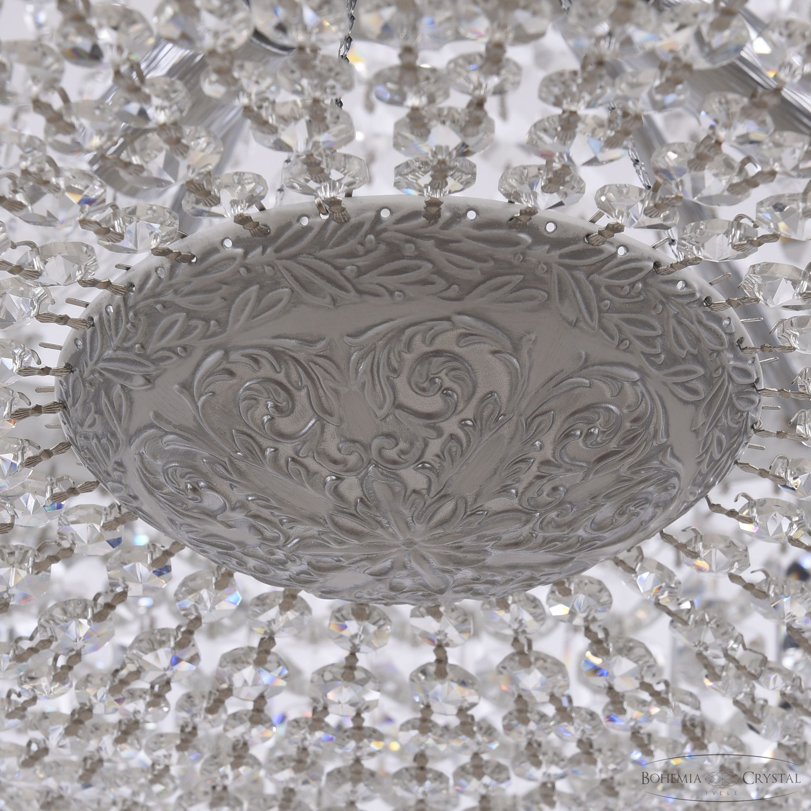 подвесная люстра bohemia ivele crystal al2201h201/8/100fl wmn