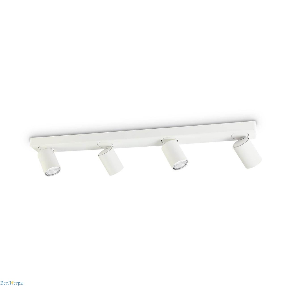 спот ideal lux rudy pl4 bianco 229089