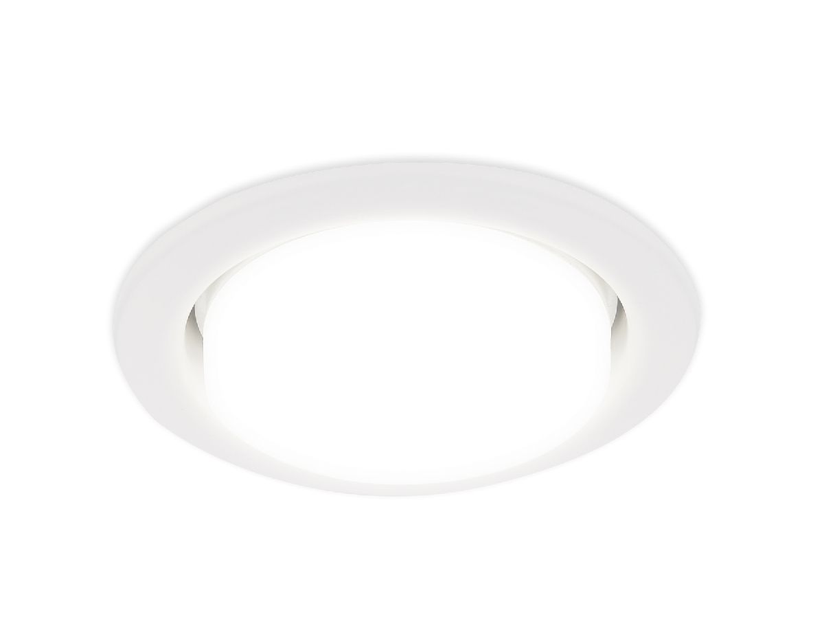 встраиваемый светильник ambrella light gx53 spot g101 w