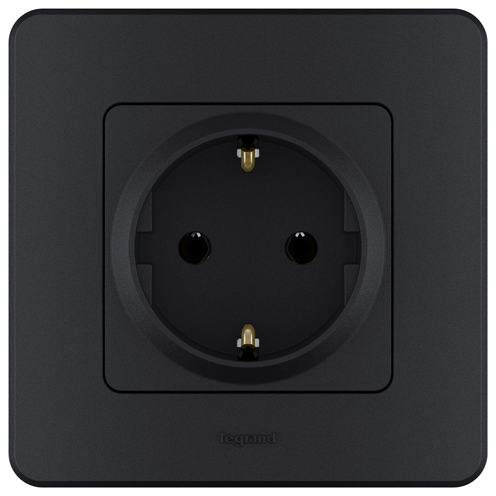 розетка с/з legrand inspiria 673723