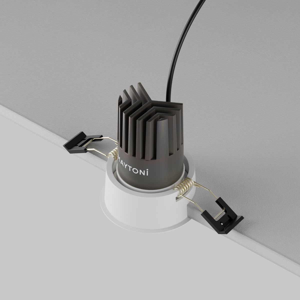 встраиваемый светильник maytoni technical dip hight dl123-10w-4k-w