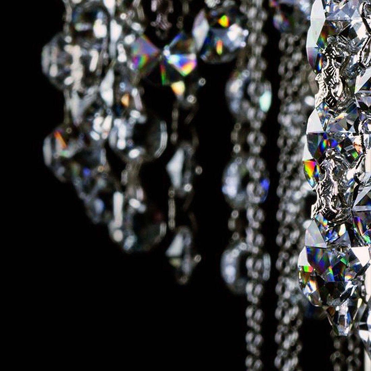 подвесная люстра artglass erin nickel ce