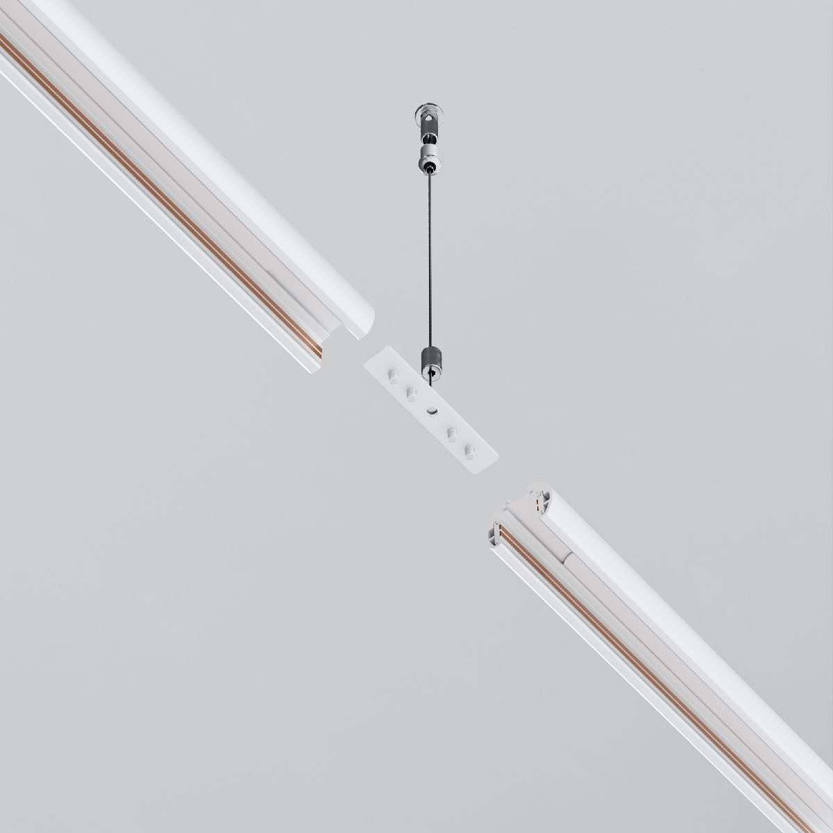 коннектор прямой для шинопровода maytoni exility tram034ci-r-41w