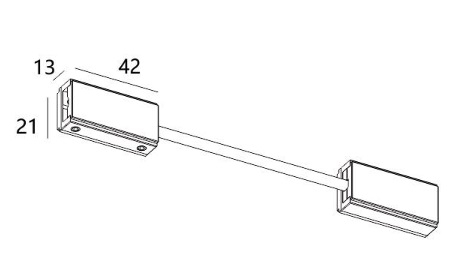 коннектор гибкий угловой italline fantom it010-4012 black