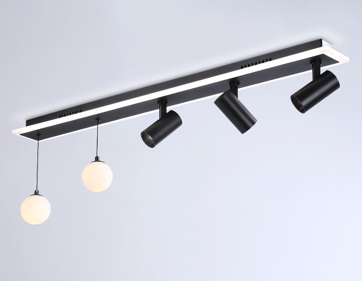 потолочная люстра ambrella light linetech fl66202