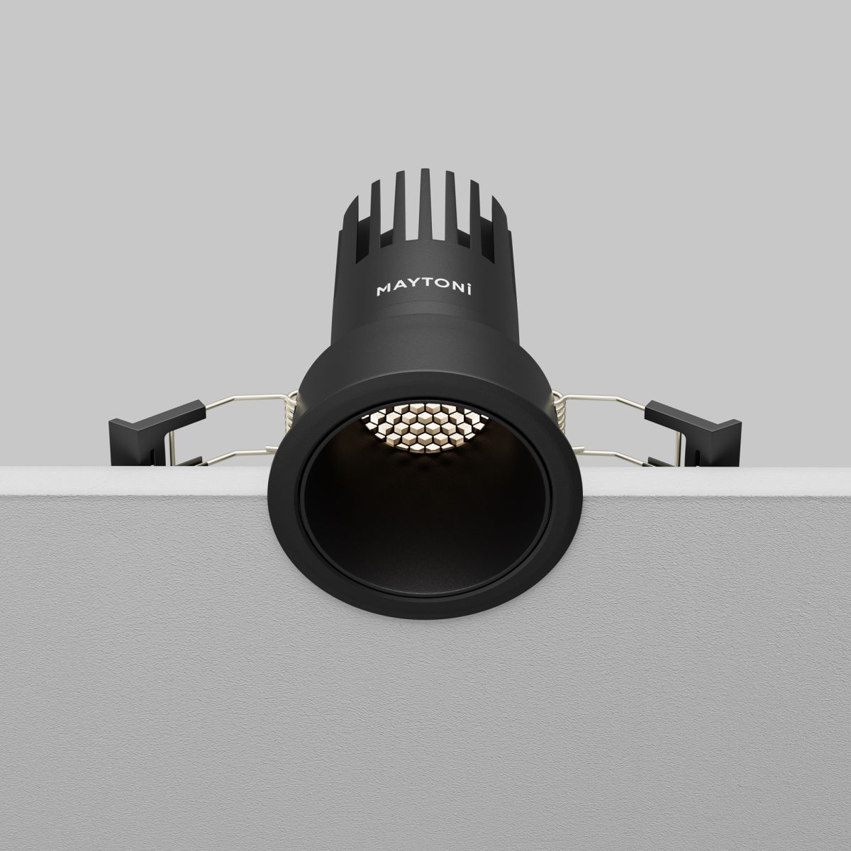 встраиваемый светильник maytoni dip dl116-10w-4k-b