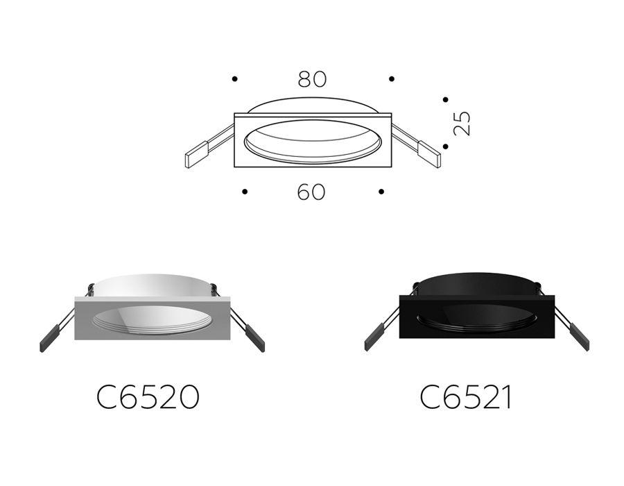 корпус светильника ambrella light diy spot c6521