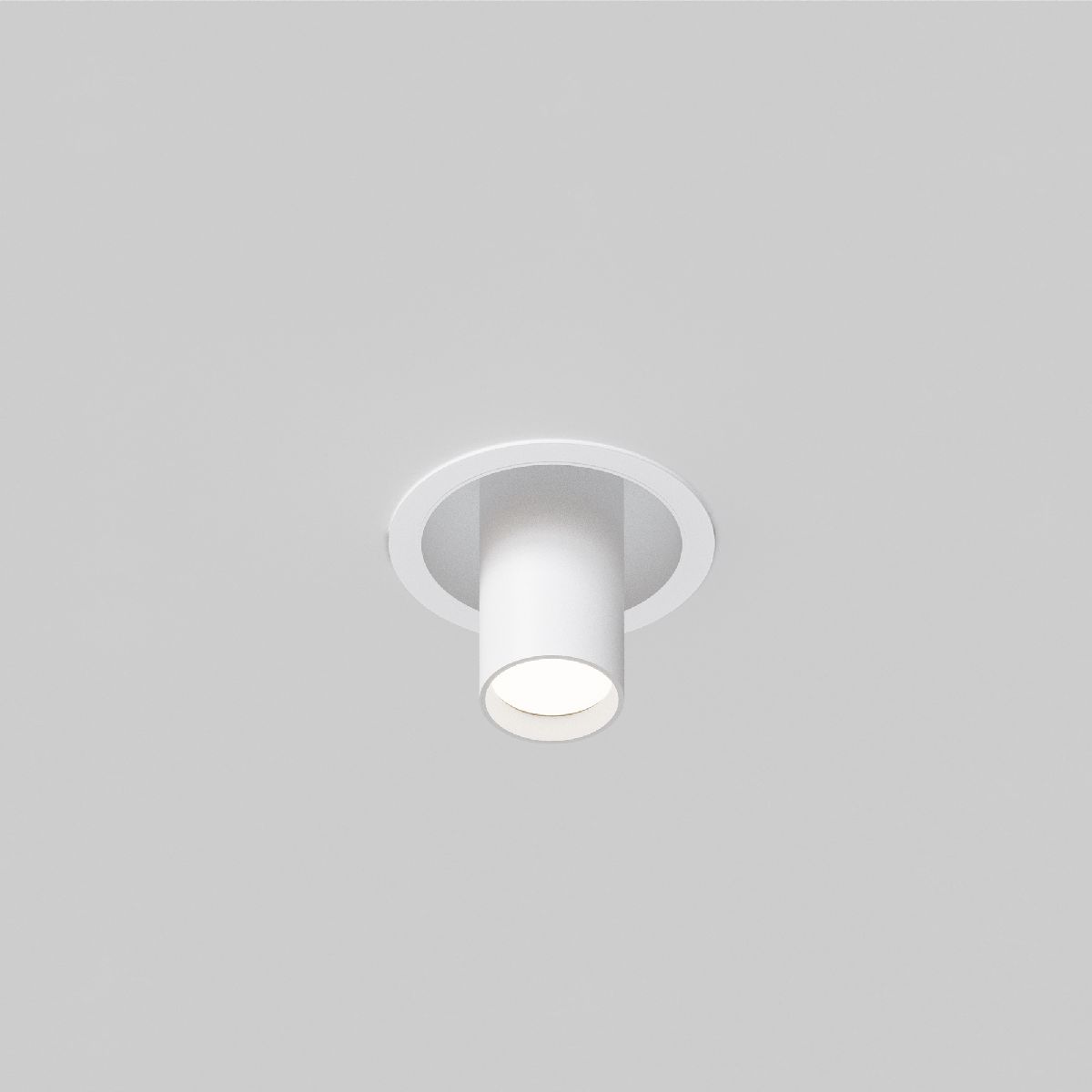 встраиваемый светильник maytoni focus s c048cl-01-gu10-w