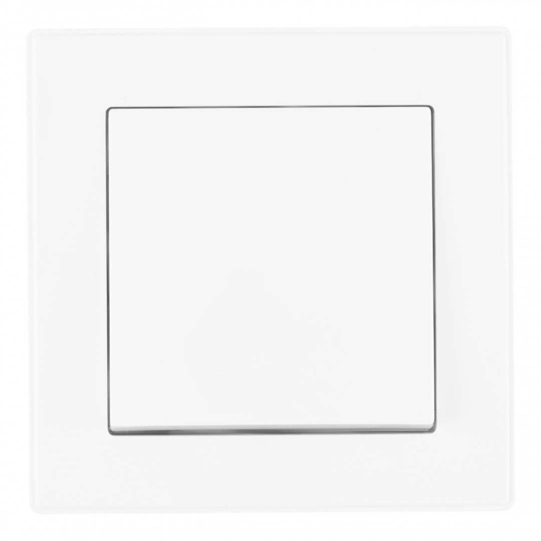 выключатель одноклавишный arte milano set06-1-30-1 white