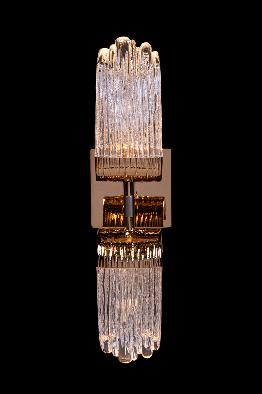 бра cascade le7717/2w gold