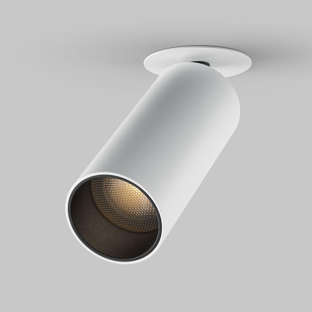 встраиваемый светодиодный спот maytoni technical focus led c053cl-l12w3k-w-w