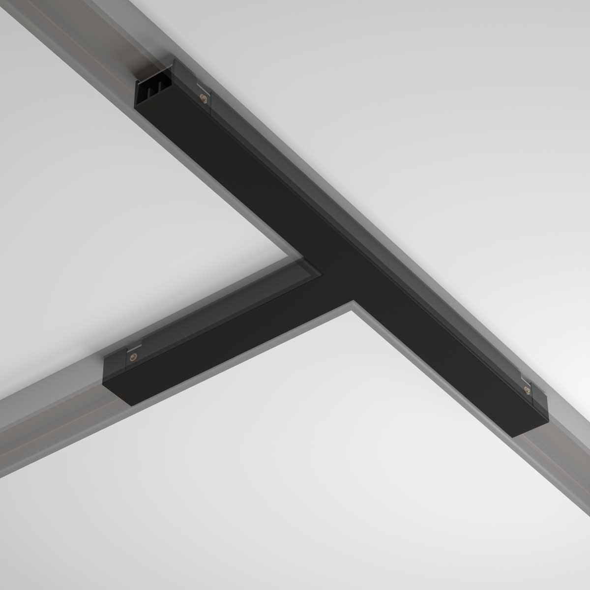 т- образный коннектор maytoni technical tra172tpc-1b