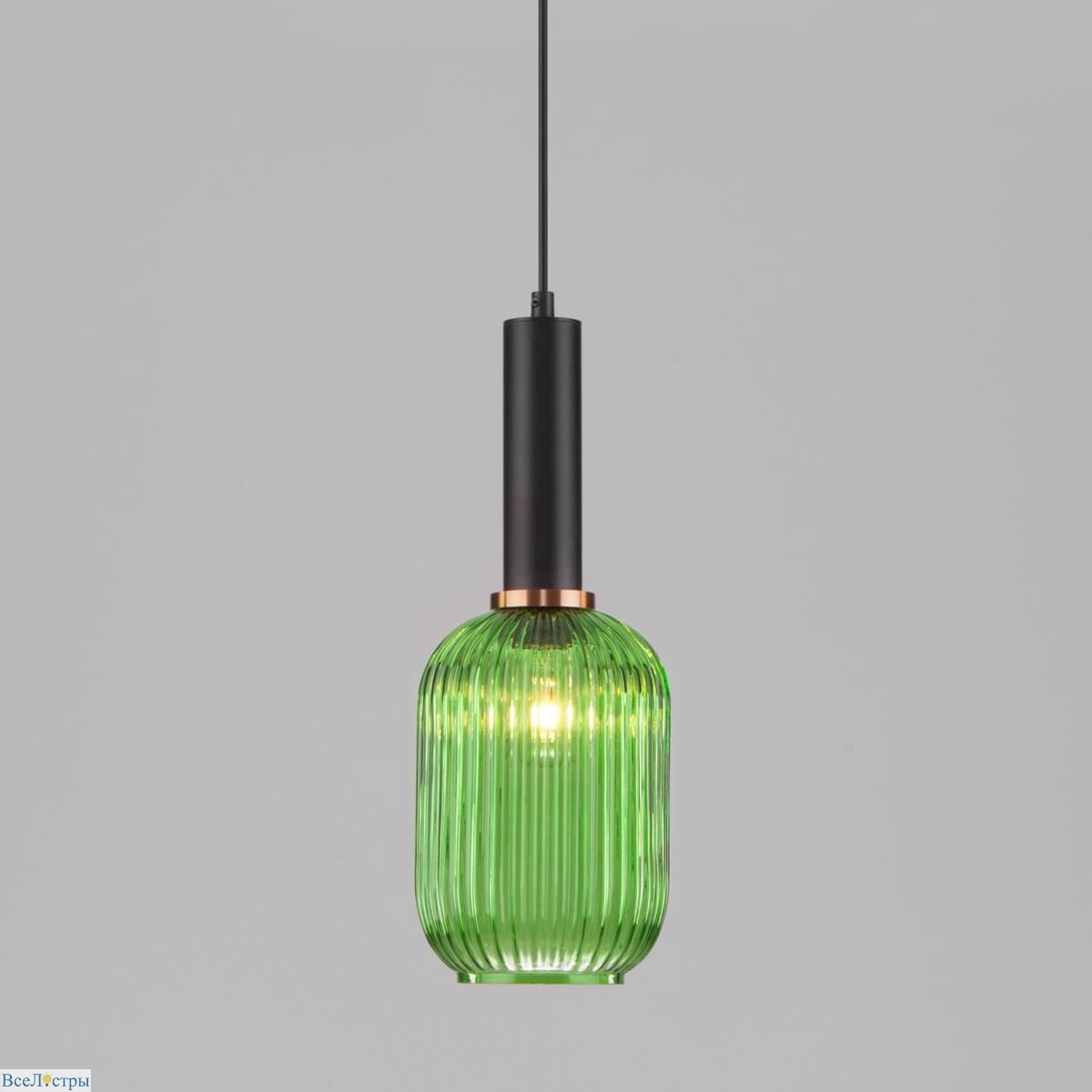 подвесной светильник eurosvet bravo 50181/1 зеленый