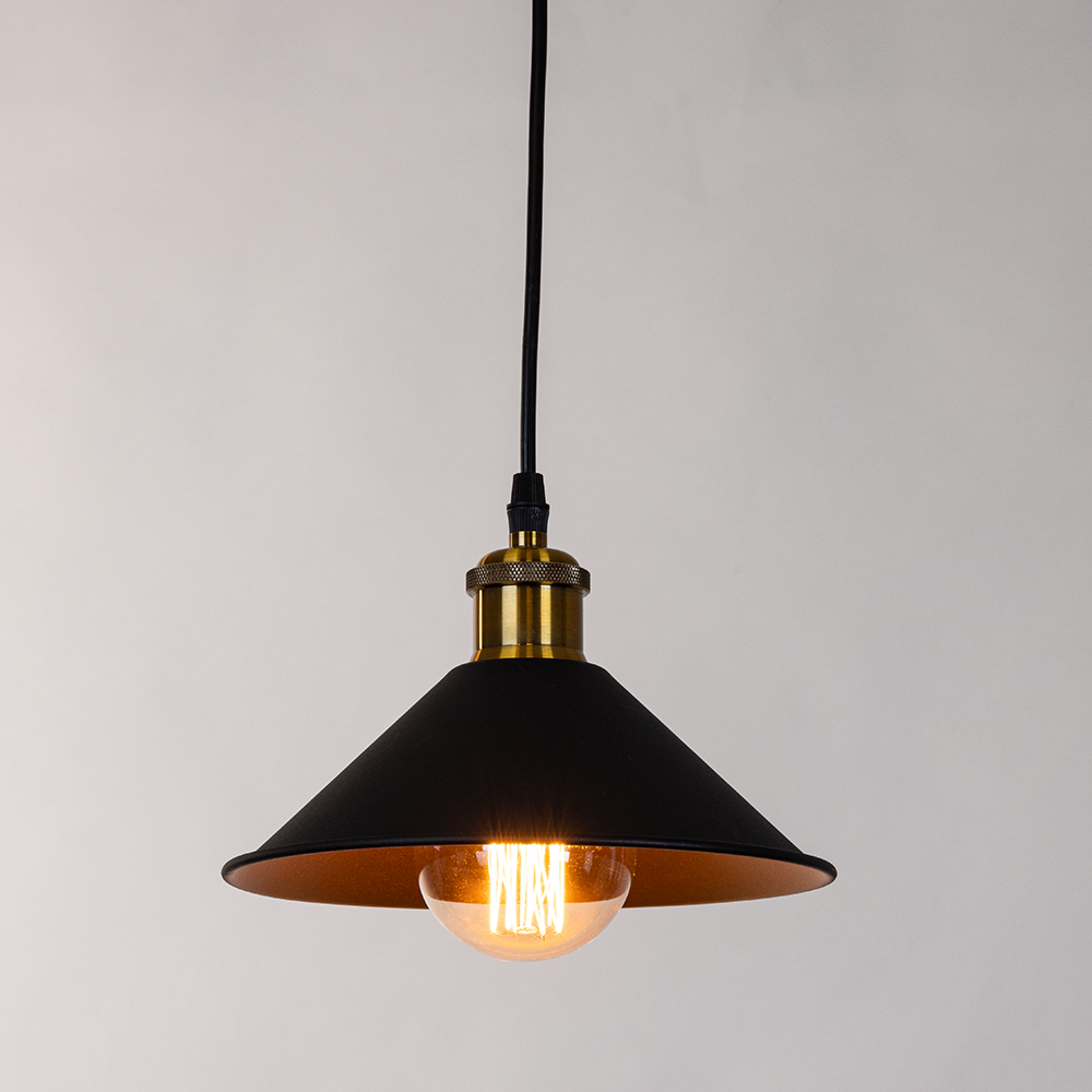 подвесной светильник arte lamp cappello a7037sp-1bk