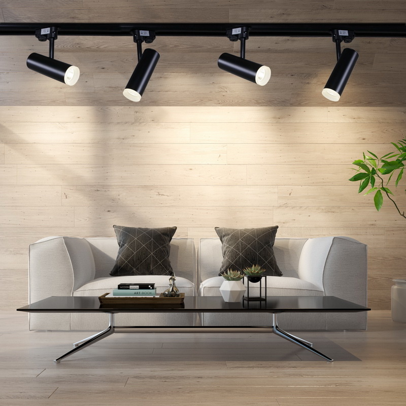 трековый светильник reluce 06232-9.3-001rn led10w bk