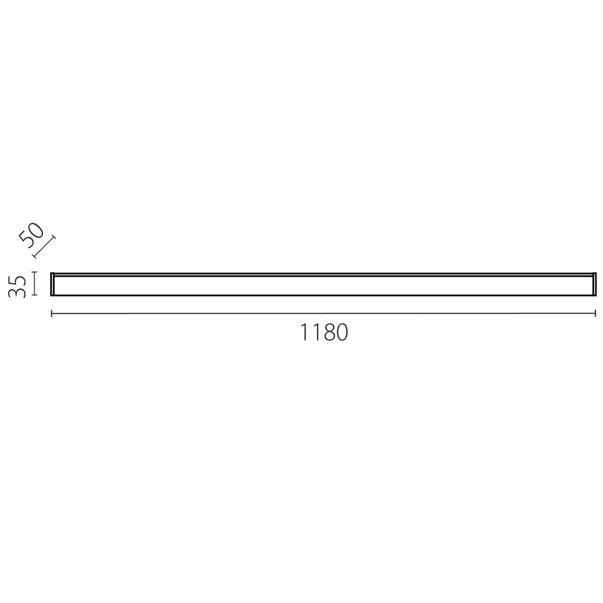 линейный светильник lightstar trito base 457267