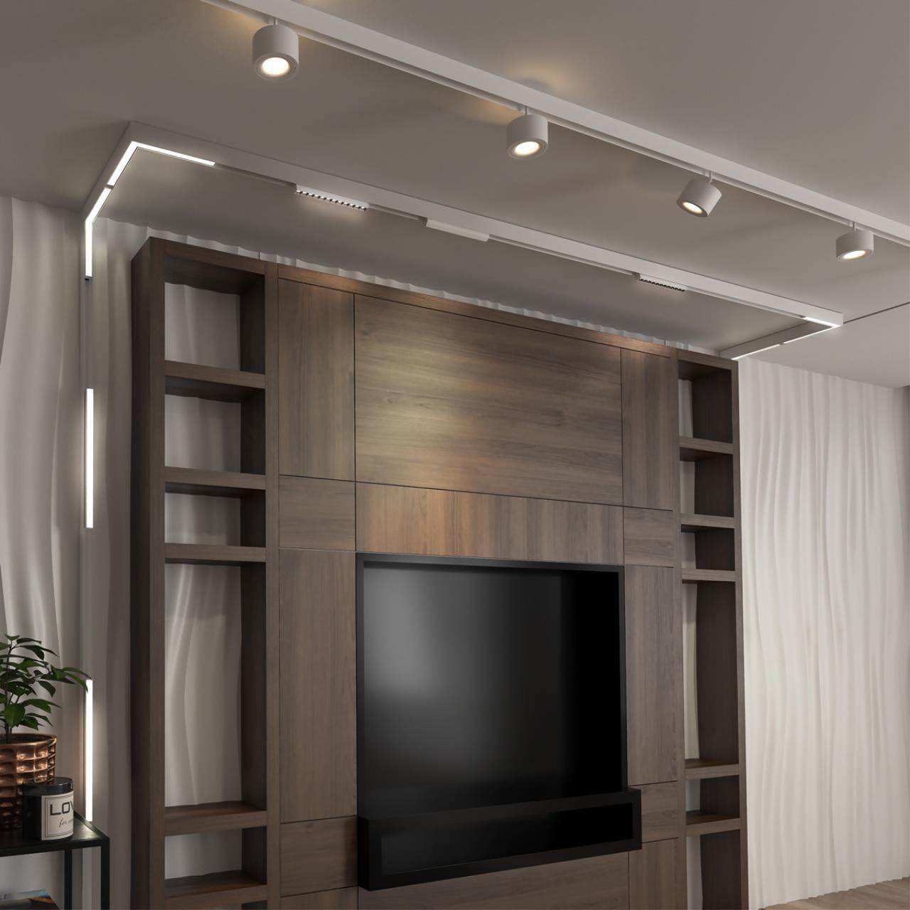 трековый светодиодный светильник novotech shino flum 358605