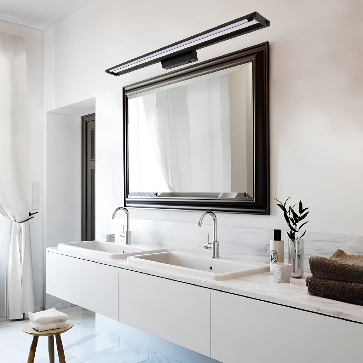 подсветка для зеркал crystal lux clt 126w1000 bl